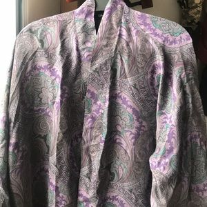 Men’s silk purple robe (new!)
